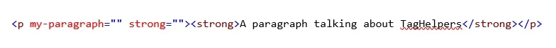 Bold TagHelper As Rendered