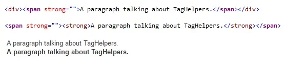 Multiple TagHelpers As Rendered