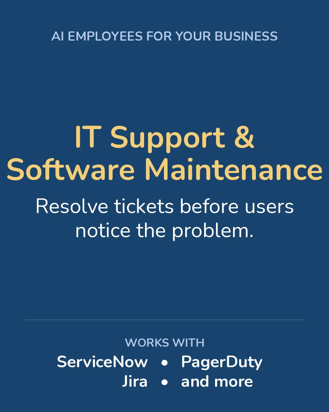 AI Employees for IT Support and Software Maintenance