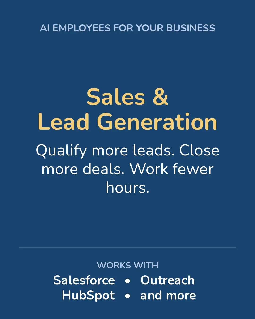 AI Employees for Sales and Lead Generation