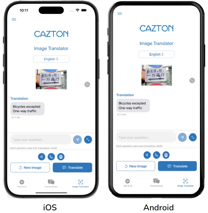 Cazton Voice AI Genius's OCR technology automatically extracts text from documents and images