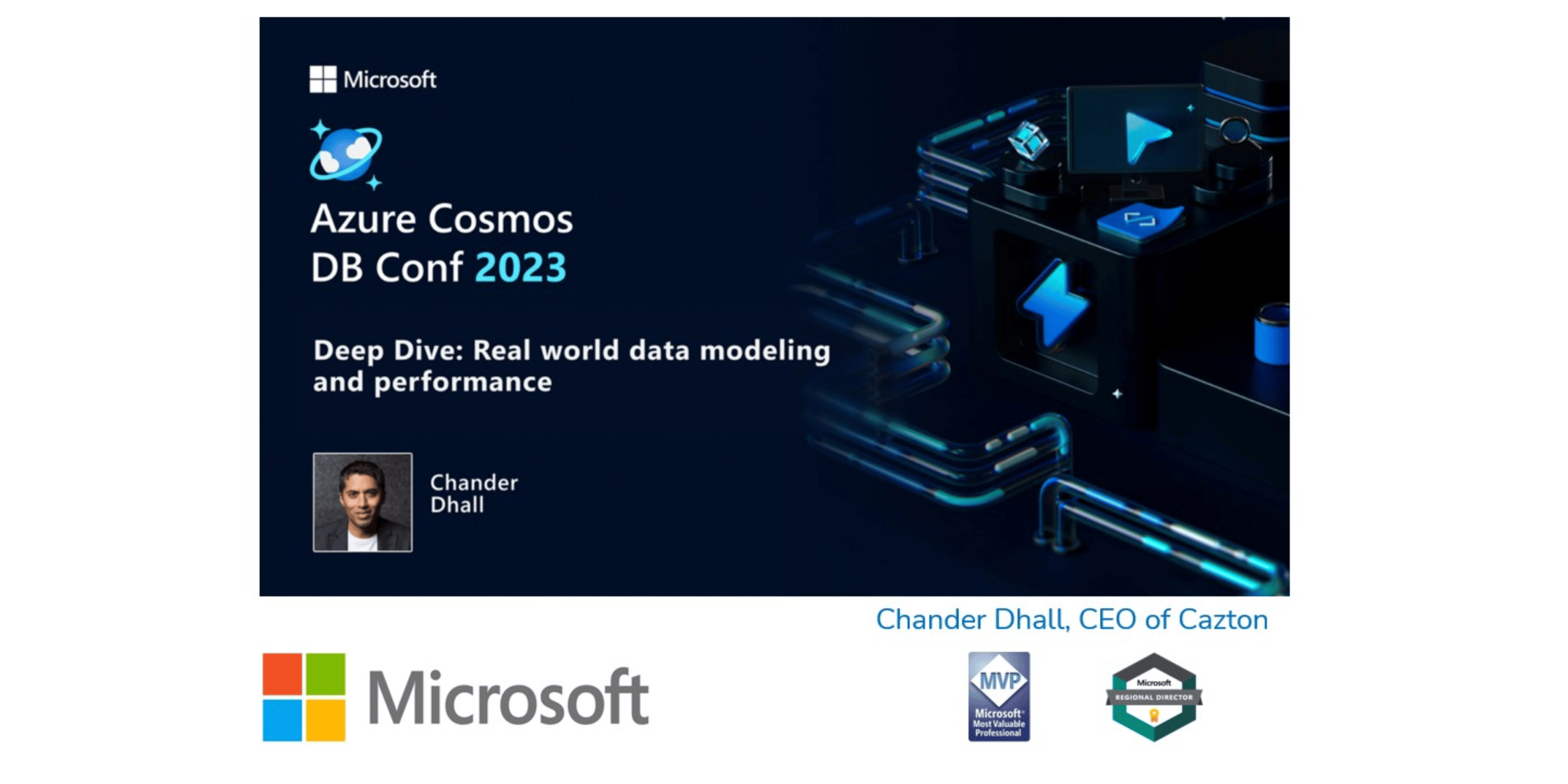 Cazton CEO at Microsoft Azure Cosmos DB Conf